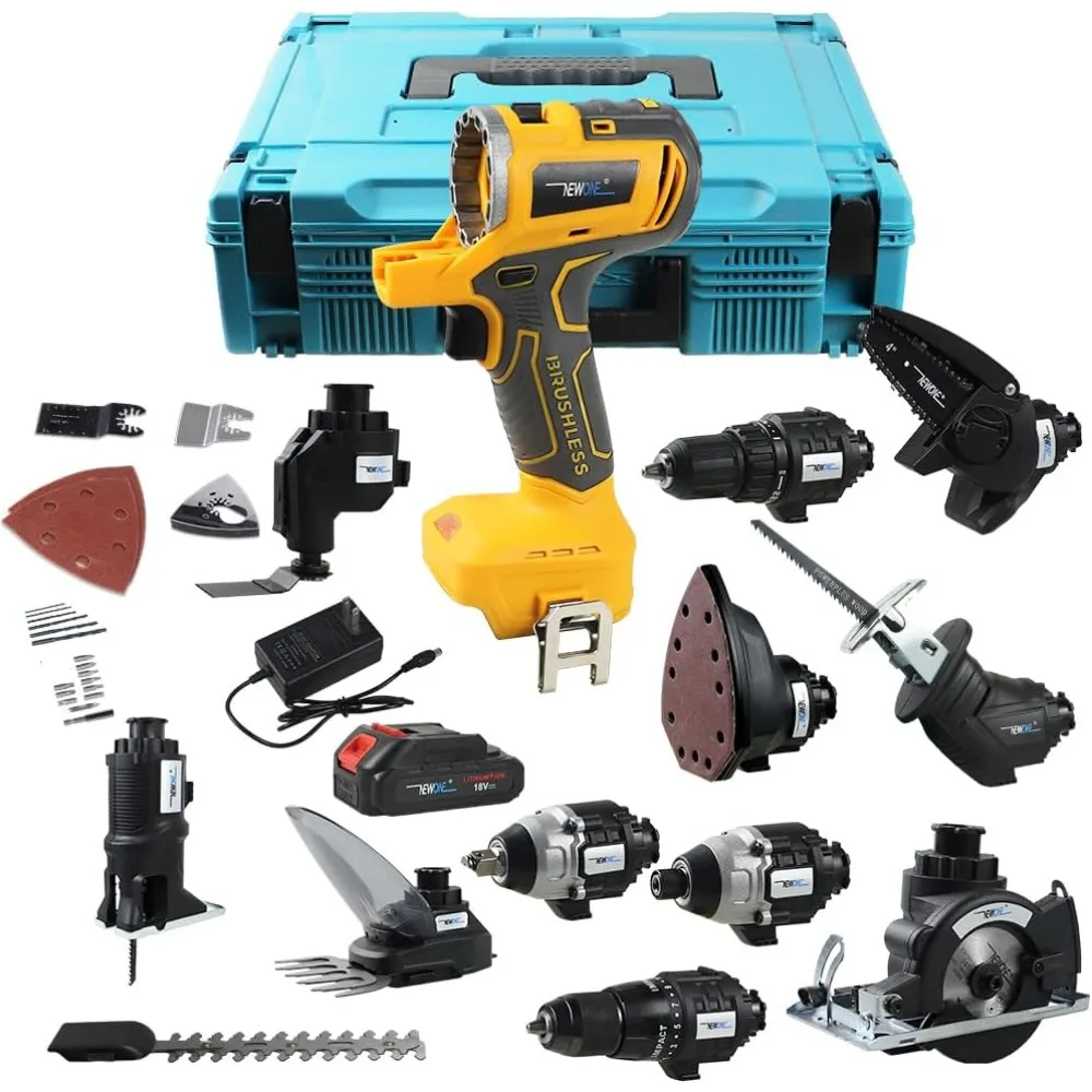 

18V MAX MATRIX Drill, 12-Tools Set Power Tool Combo Kit, Cordless Tool Set, 2 Batteries and One Charger