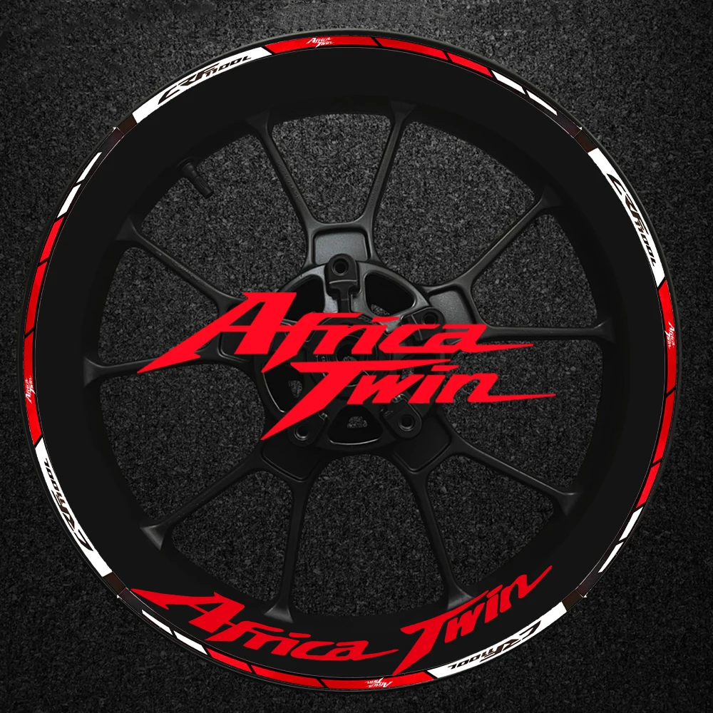 For Honda CRF1100L Africa Twin crf 1100 l Motorcycle 21'' 18'' Inner Wheel Rim Hub Tape Decals Reflective Accessories Stickers