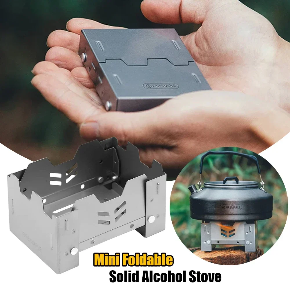 Camping Cooking Alcohol - High Quality Titanium Ultralight Foldable Alcohol