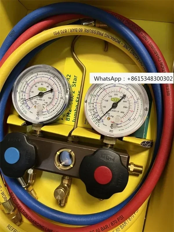 

Оригинальный комплект фтора для кондиционирования воздуха Refco R22 BM2-6-DS-R22, трубка для добавления хладагента, охлаждение