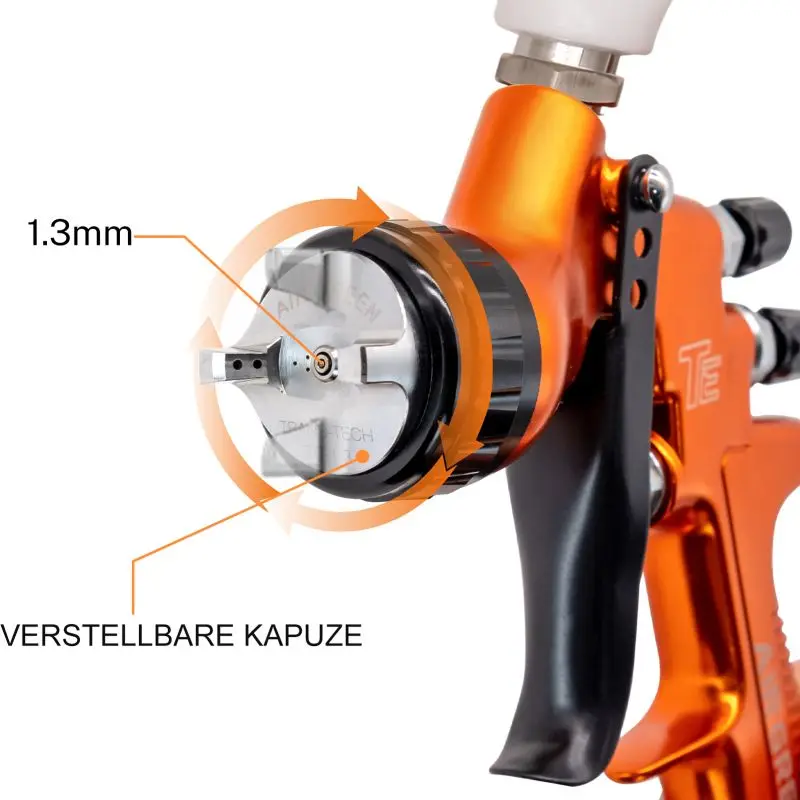 High-end pro pistola a spruzzo 1.3 millimetri trasparente vernice cappotto air vernice regolare 30 centimetri modello di larghezza