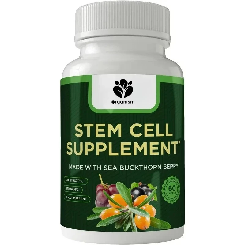 Stem cell supplements - Organic sea buckthorn - Supports healthy aging - Brain and cognitive support