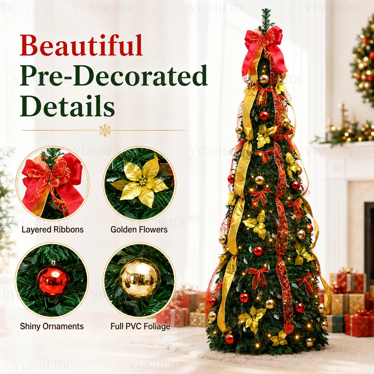 All-in-One Foldable Christmas - Home Decor Lighting Tree review and price
