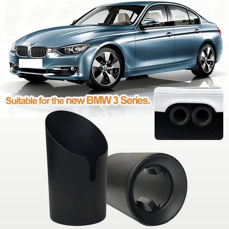 

For 18-19 BMW 3 Series 320Li 330Li car exhaust pipe stainless steel sandblasted muffler tail throat