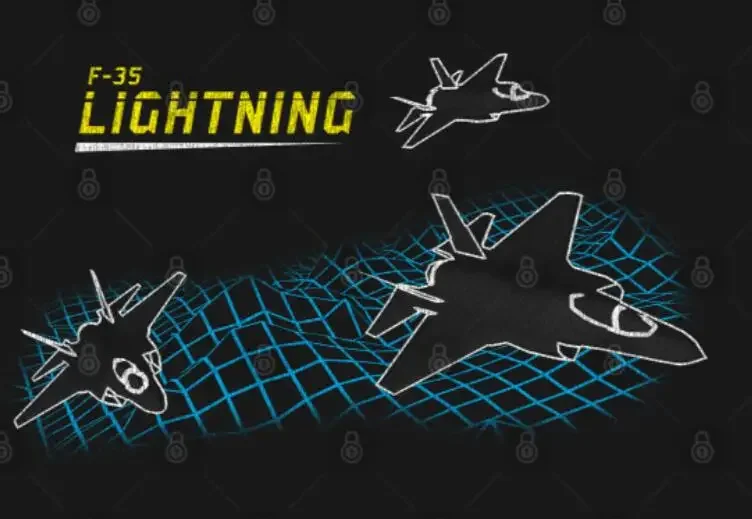 F-35 Lightning Fighter Jet Men T-Shirt Short Sleeve Casual Cotton O-Neck Summer T Shirt Size S-3XL
