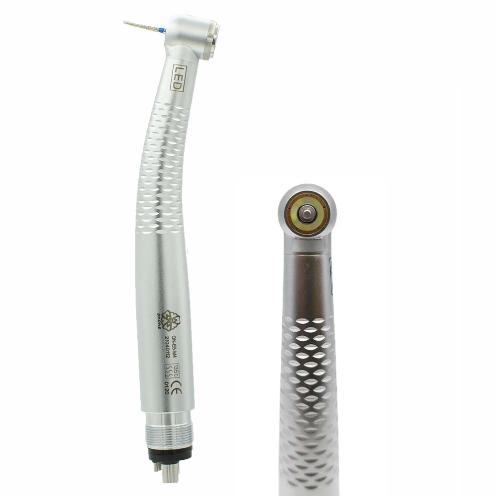 Dental E-generator Shadowless Ring LED High Speed handpiece Ceramic for dental air turbine 5 Water Sprays Dental Material