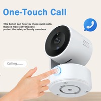 Tuya Wifi Indoor IP Camera UHD 5MP Baby Monitor One-Touch-Call  4X Zoom Home Security Camera Two Way Talk PTZ 360° Surveillance