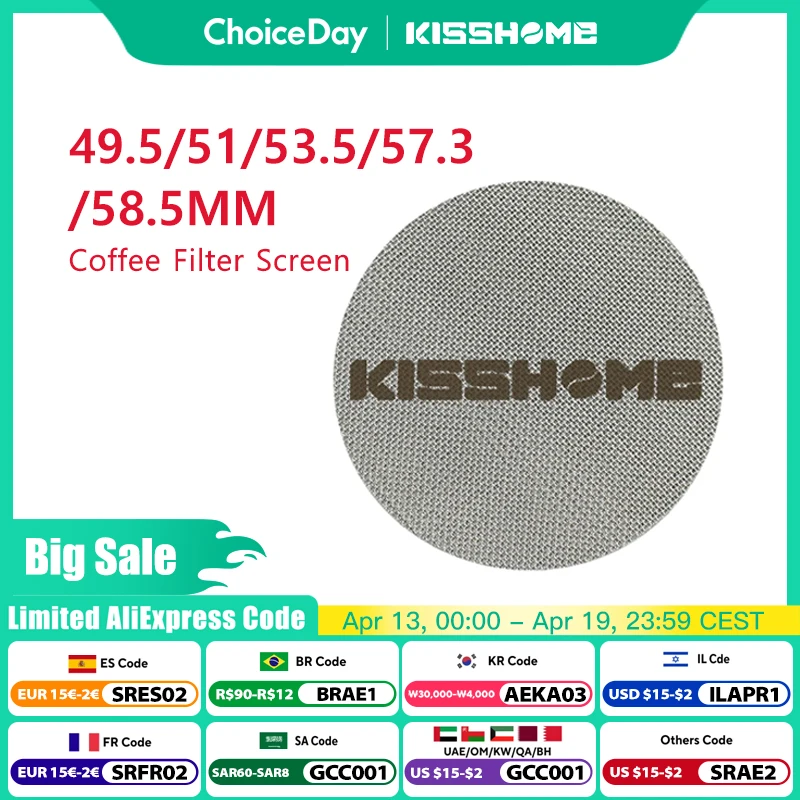 Reusable Espresso Puck Screen Filter Contact Shower Mesh For 51MM 54MM 58MM Breville Portafilter Barista Machine Accessories