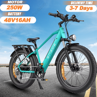 ENGWE E26/ST Ebike 250W Motor 48V16AH Removable Battery Hydraulic Brake Electric Bicycle 26*4 Inch Fat Tire Adult Electric Bike