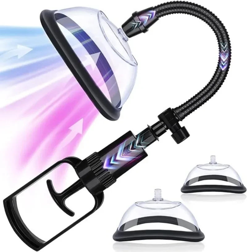 Manual Pussy Pump Vagina Clitoris Sucker Women Clit Enlarge Vacuum Pump Cover Girl Dilatador Vaginales view 3