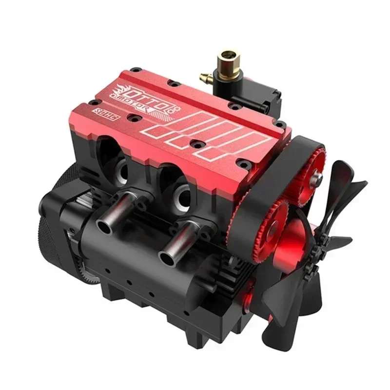 NEW TOYAN FS-L200AC 4-stroke Air-cooled Engine 7cc in-line 2-cylinder Nitrogen Combustion Engine Model Kit