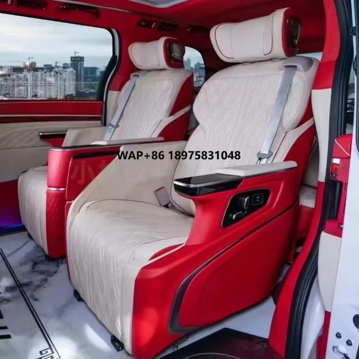 YLC 2026 New SUV Accessories Car Seat VIP Rear Seat with Car Refrigerator Suitable for Escalade