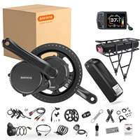 BAFANG 36V 250W Mid Motor Drive Conversion kit With 17.4Ah 25Ah Li-ion Battery Eletrical Bike Ebike Motor Kit For City Commute