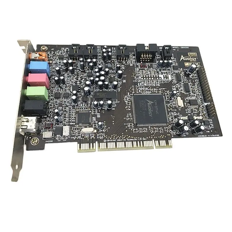 

Original disassemble Sound Blaster Audigy SB0090 PCI 5.1 Channel Sound Card 1pcs free shipping