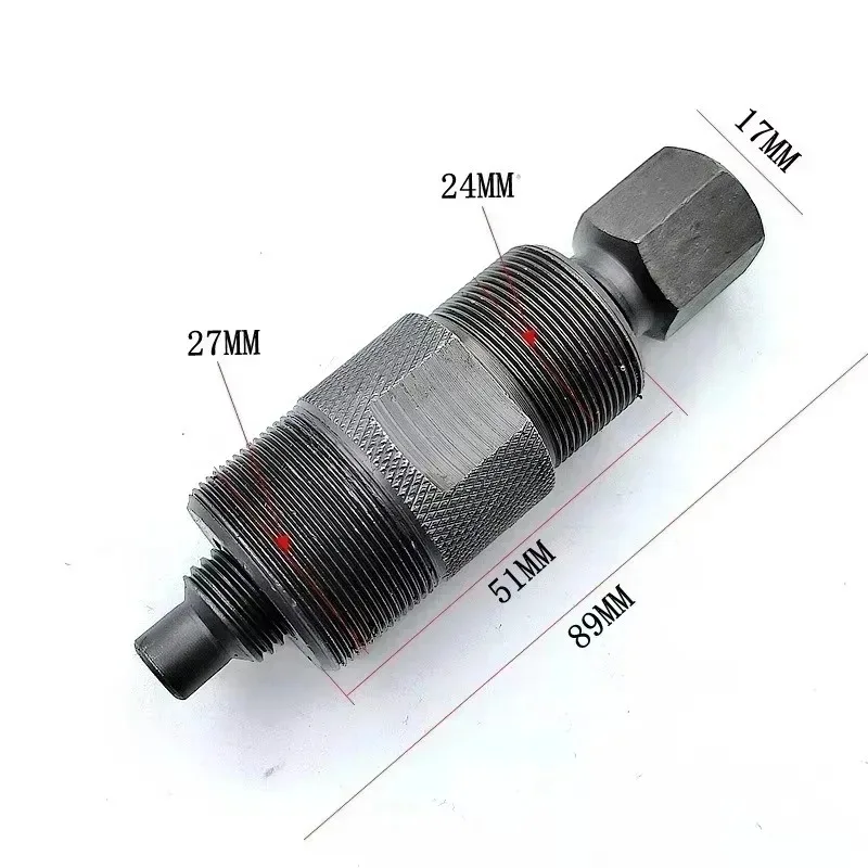 

1 шт., съемник маховика с двойной головкой, съемник ротора для двигателя мотоцикла, съемник маховика, инструменты для ремонта 24/27 мм