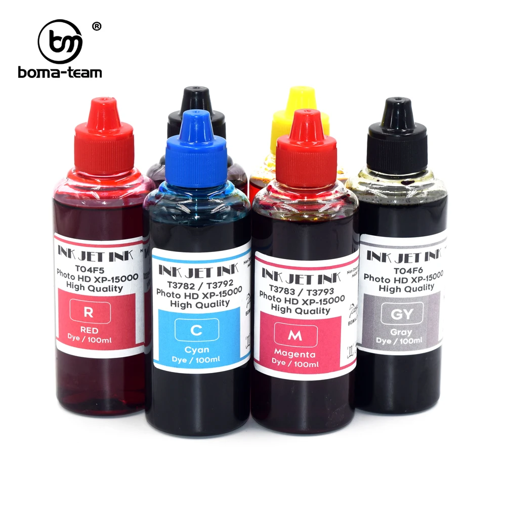 T378xl T478XL T312 T312 Water Based Refill Dye Ink For Epson Expression Photo XP-15000 XP-15010 XP-8600 XP-8500 XP-8605 Printer