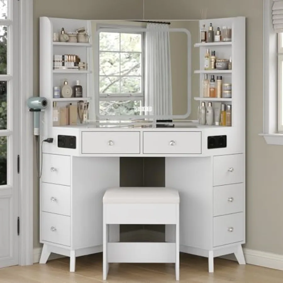 Corner Vanity Desk … - image