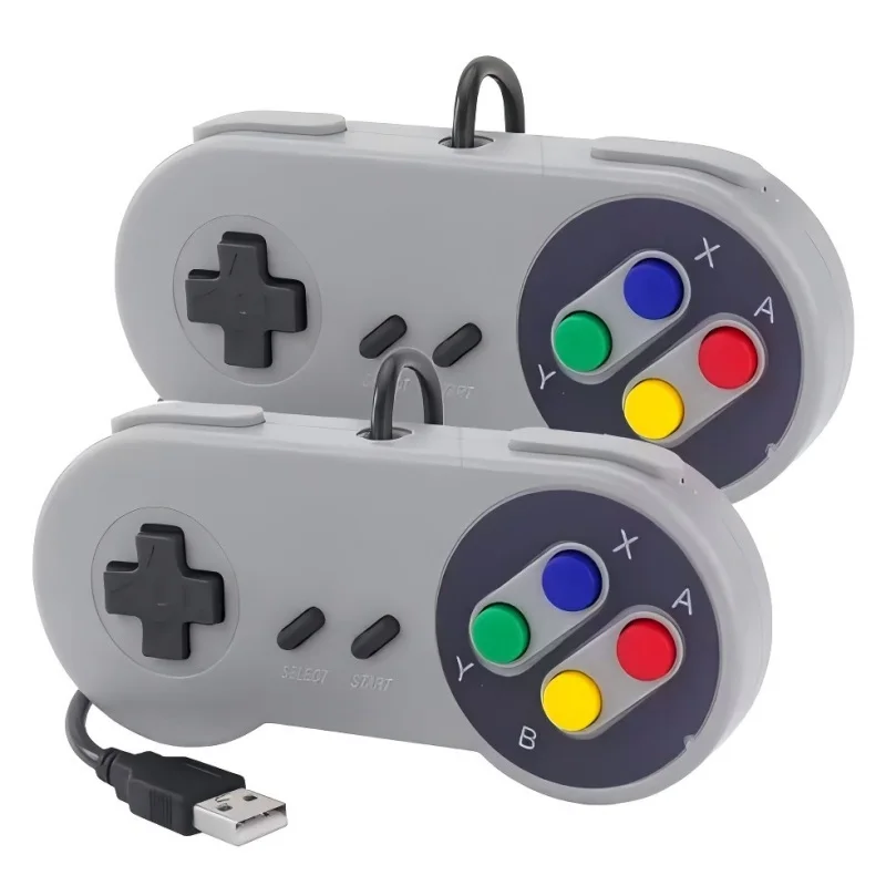 2PCs USB Gamepad Retro Gaming Joystick Wired Controller for Linux Game PC NESPi RetroPie Windows Raspberry Pi 5 4B 3B+ 3B view 4