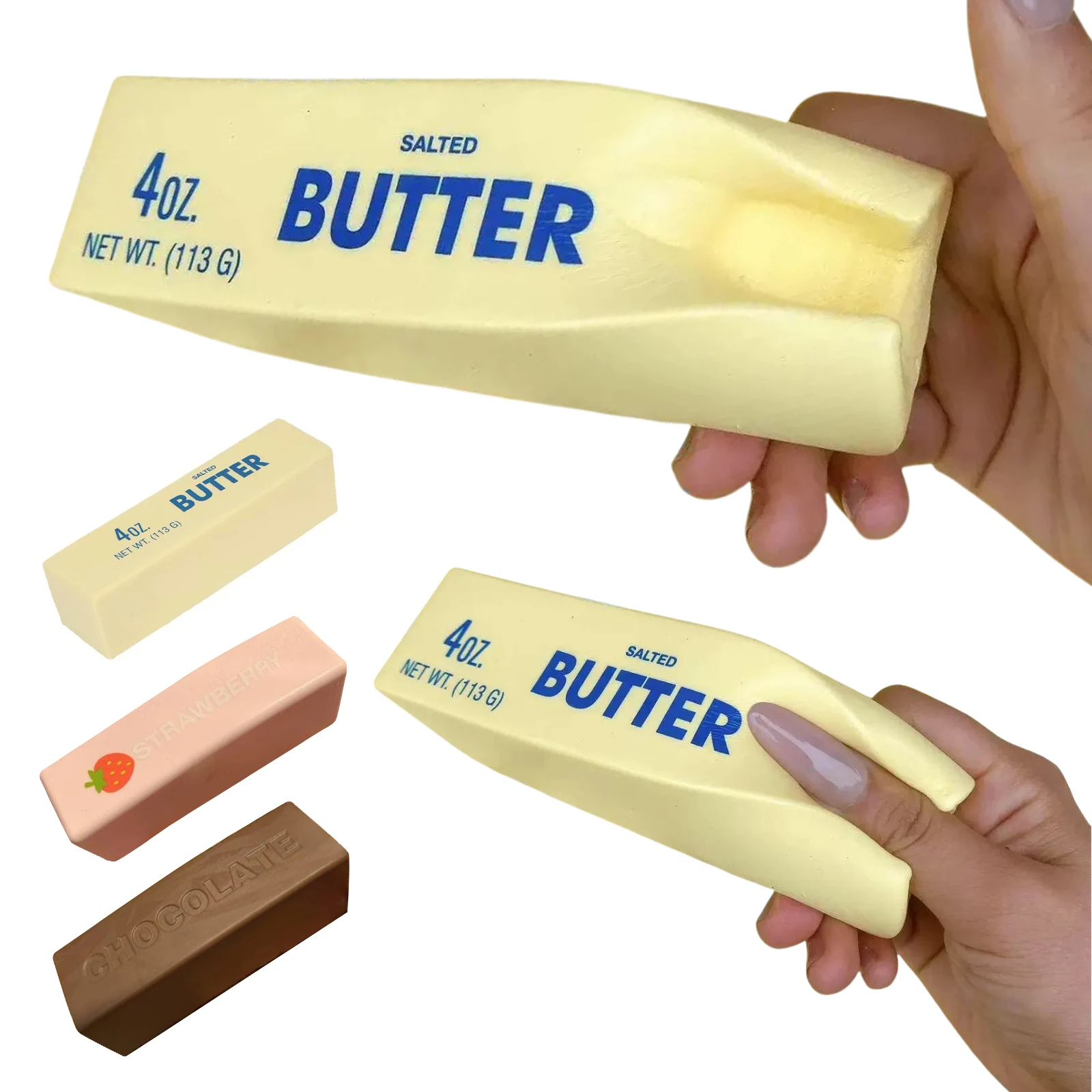 Butter Soap Squishy Ball Simulated Butter Soap Fidget Toys Desk Accessories Decompression Toys Slow Rising Squeeze Props 말랑이