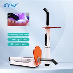 New Wireless Dental Light Curing Machine 1s/2mm Resin Colorful Curing Light 800-2400 mW/cm² Light intensity Dentistry Equipment