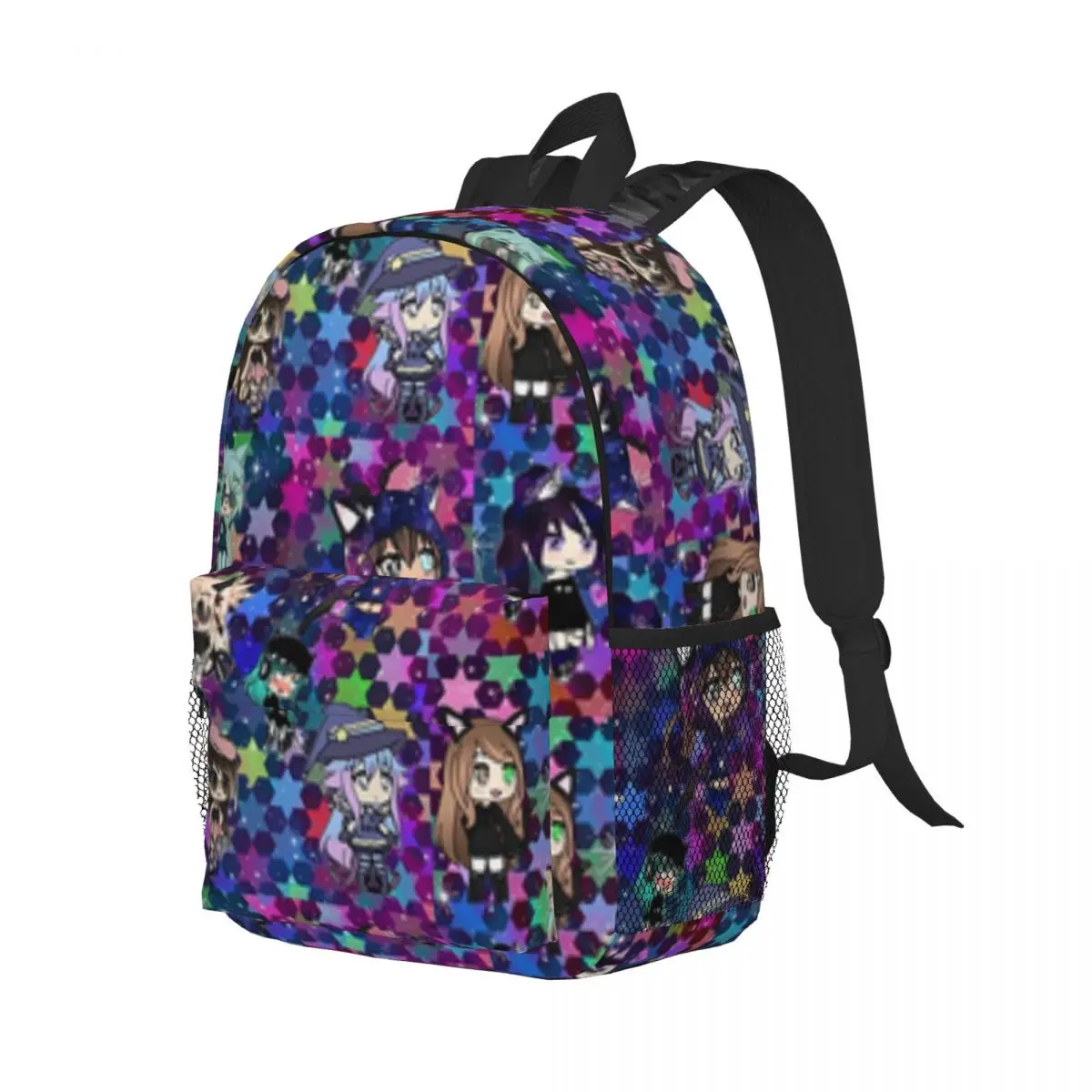 Plecak z nadrukiem Lekki, swobodny tornister dla dzieci Plecak młodzieżowy Anime Cartoon Schoolbag 15 cali