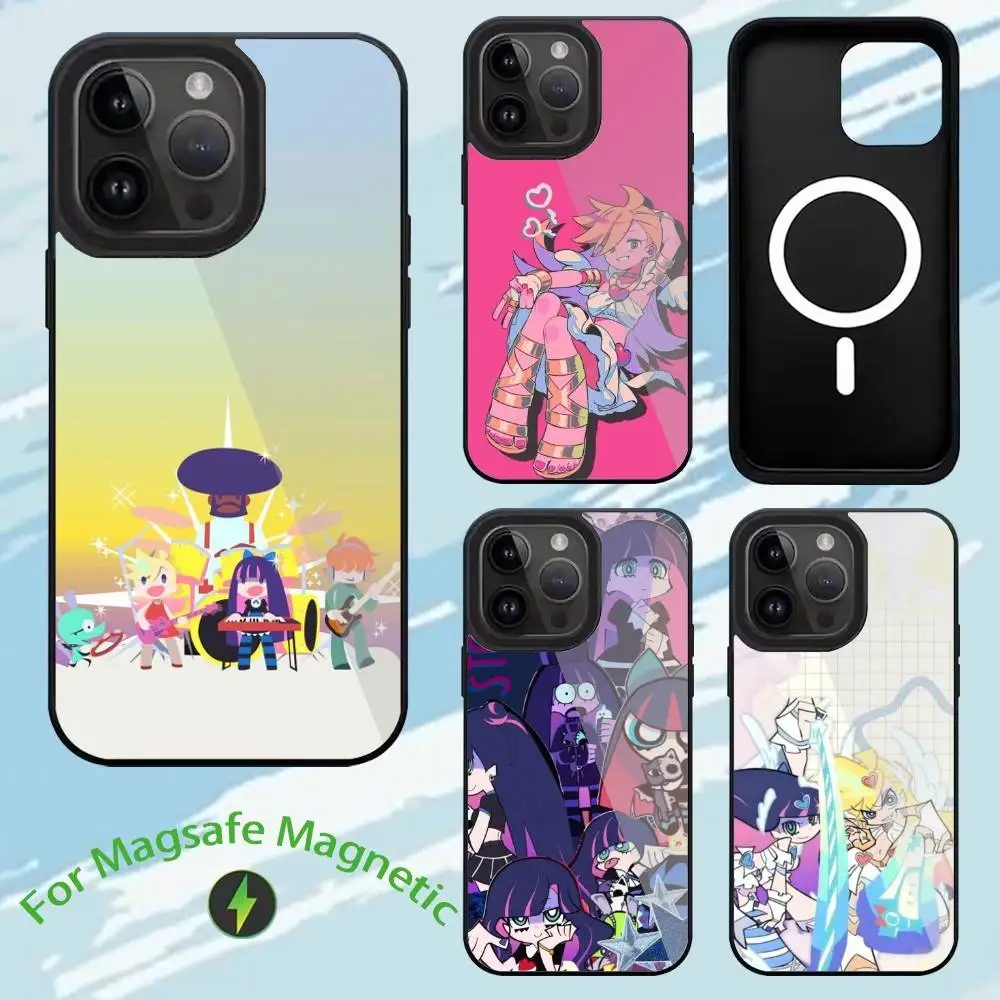 

Anime P-Panty & Stocking Phone Case For iPhone17,16,15,14,13,12,11,Plus,Pro,Max For Magsafe Wireless Charging case
