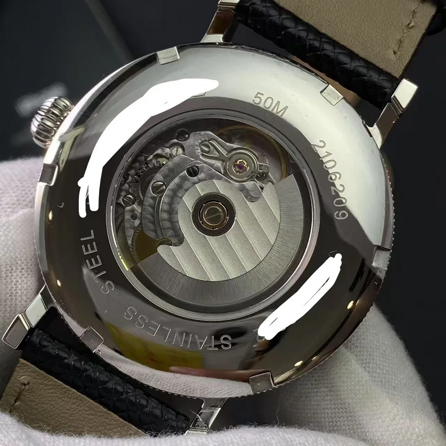 Gull Tron Men Automatic Watch 40MM M​oonphase Mechanical Wristwatch Sapphire Mirror ST2153 Power Reserve Dial