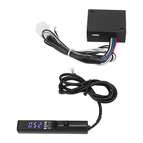 Bil APEXI Turbo Timer 12V Flamout Fördröjd Motorstart Timer Med LED Digital Display Turbo Timer Visar Spänning Och Luft-Bränsleförhållande 8 best sales apex - №7