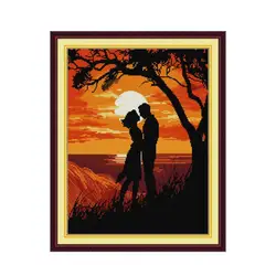 Cross Stitch Complete Set With Thread Diy Lovers Embroidery Kit Handmade Home Decor Embroidery Needlework Home Room Decor