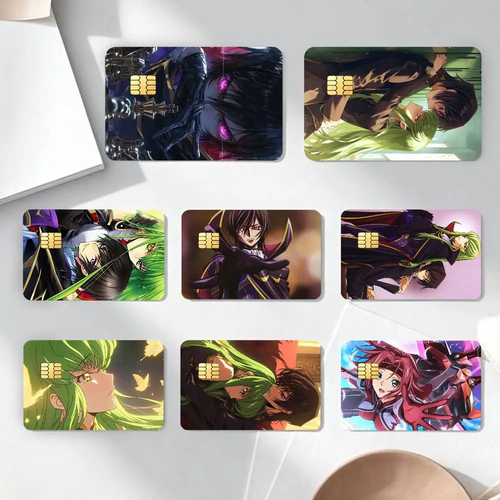 Code Geass Anime  Sticker Decoration Creative Bank Card Bus Metro Waterproof Sticker