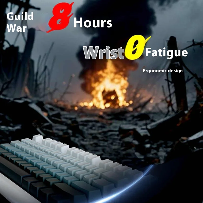 FL E-SPORT MX87 Mechanical Keyboard Customized Hot Swappable Hifi Switch with Dynamic RGB for Laptop PC Gaming Office Mac Gift