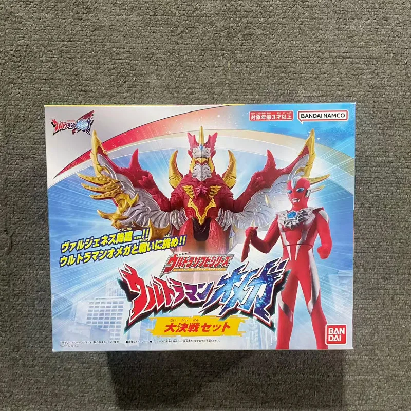 

BANDAI Bandai Omega Ultraman Soft Rubber Doll Battle Set Suzaku Model Toy Doll Fan Collection Gift Special Amusement Park