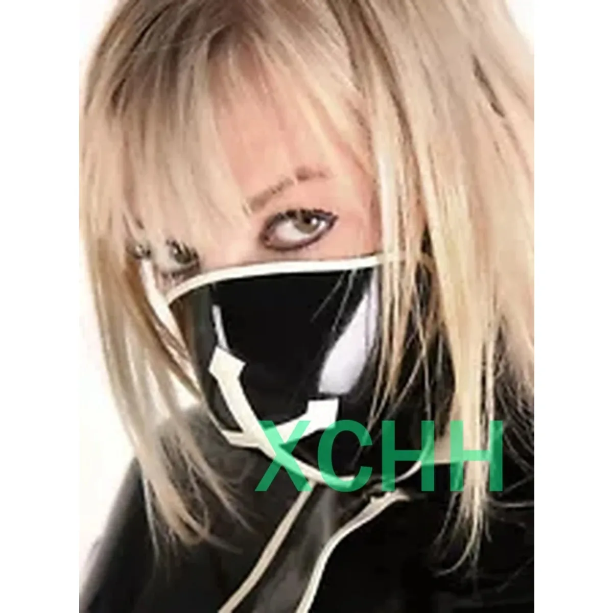 

Natural Handmade Latex Mouth Cover Customized Fetish Sexy Lingerie Party Club Wear Halloween Costumes
