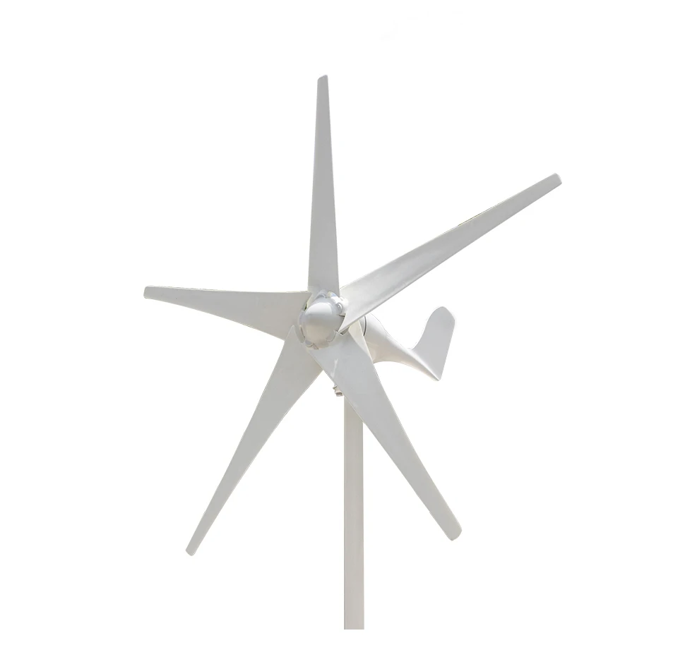 New Wind Turbine Generator 500w 600w 800w 12v24v 48v 3/5/6 Blades Vertical Windmill Free Energy Alternative Accessories For Home