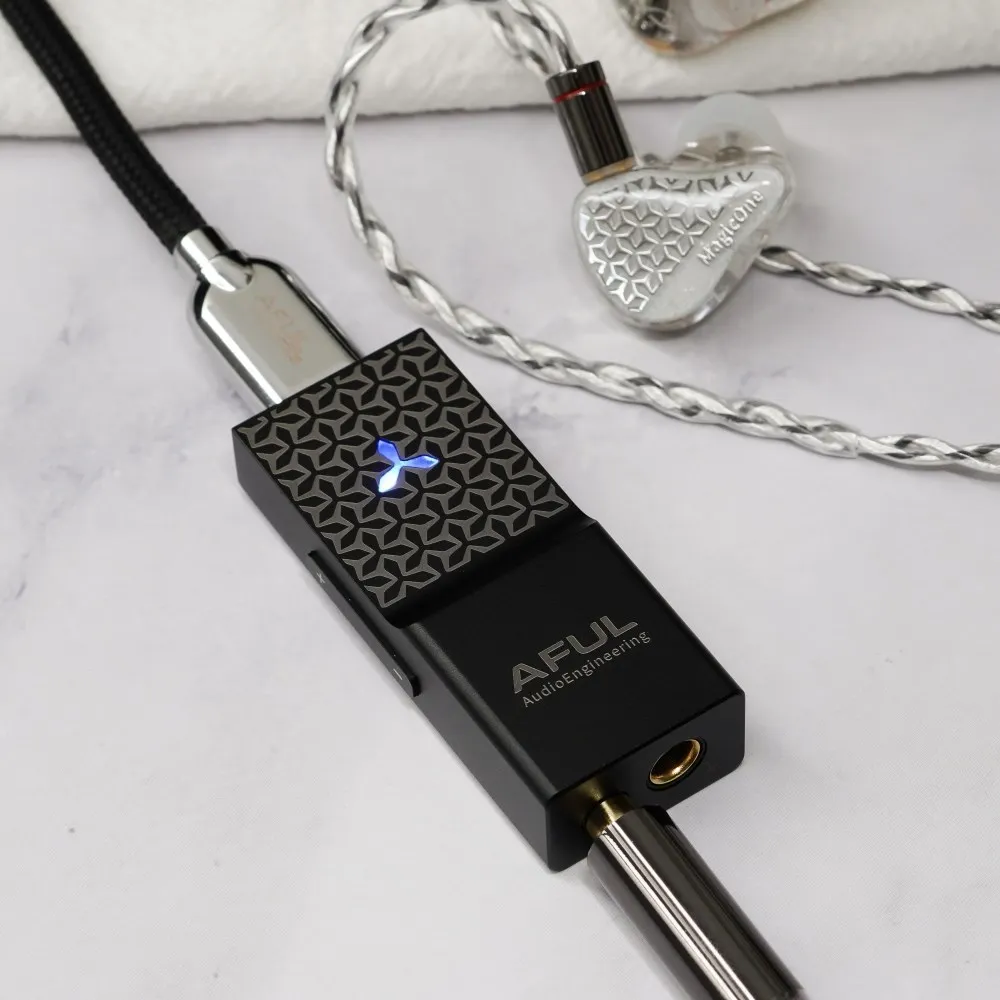 AFUL SnowyNight Portable USB DAC & AMP Dual CS43198 Chips Lossless Transmission 32/768kHz PCM DSD256 3.5mm 4.4mm Balanced