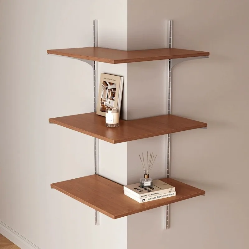Vintage Hanging Racks Removeable Solid Wood Storage Holders Corner Aesthetic Interior Design Display Storage Rack Home Furniture