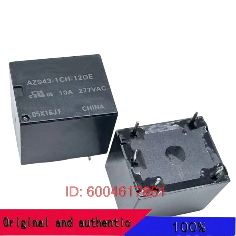 

10 шт. 100% новые оригинальные реле AZ943-1CH-5DE AZ943-1CH-12DE AZ943-1CH-24DE AZ943-1CH-12D 5-контактные 10А 5В/12В/24В постоянного тока