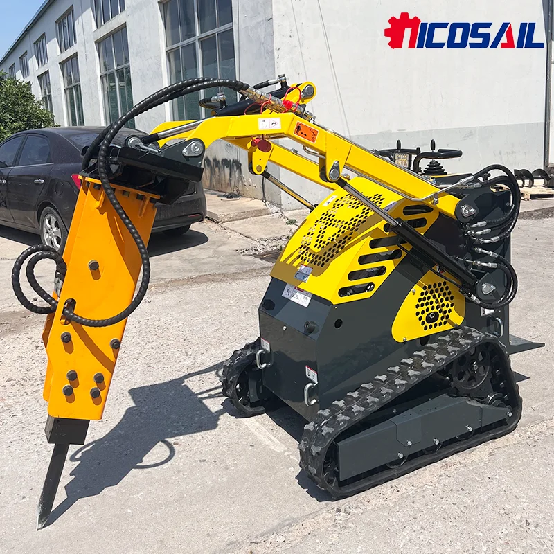 

China Manufacture Skid Steer Loader CE EPA Diesel Hydraulic Skid Steer Loader New Crawler Engineering Skid Steer Loader Parts