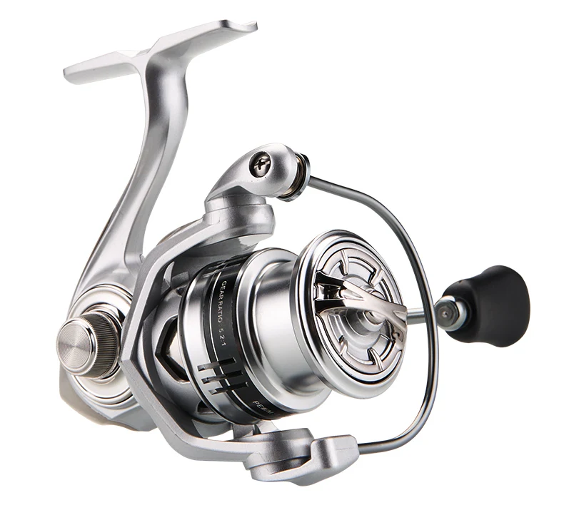 DEUKIO Spinnrolle 8KG Max. Bremskraft 5.2:1 Ultraleichte Metallspule 4+1BB Salzwasser Süßwasser Köder-Angelrolle – Detail 14