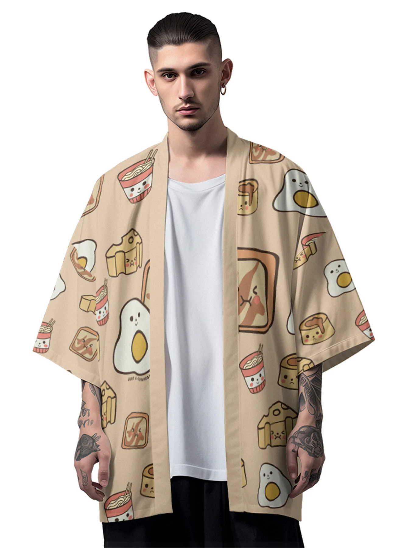 

Summer Samurai Kimono Casual Haori Traditional Kimono Japanese Fashion Yukata Men Shirt Cosplay Robe Fresh Women Cardigan