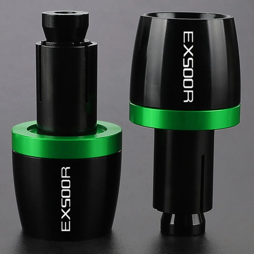 

For KAWASAKI EX500R 1990-2009 Handle Bar End Hand Grip Handlebar ends Plug Cover Accessories 2008 2007 2006 2005 2004 2003 2002
