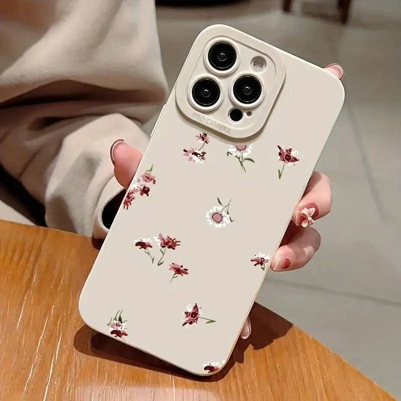 Purple Flower Printed Phone Case  for Xiaomi Redmi Note 13 12 11 Pro Plus 5G 12S 11S 10S 10 Pro 12C 13C 4G Soft Matte Back Cover