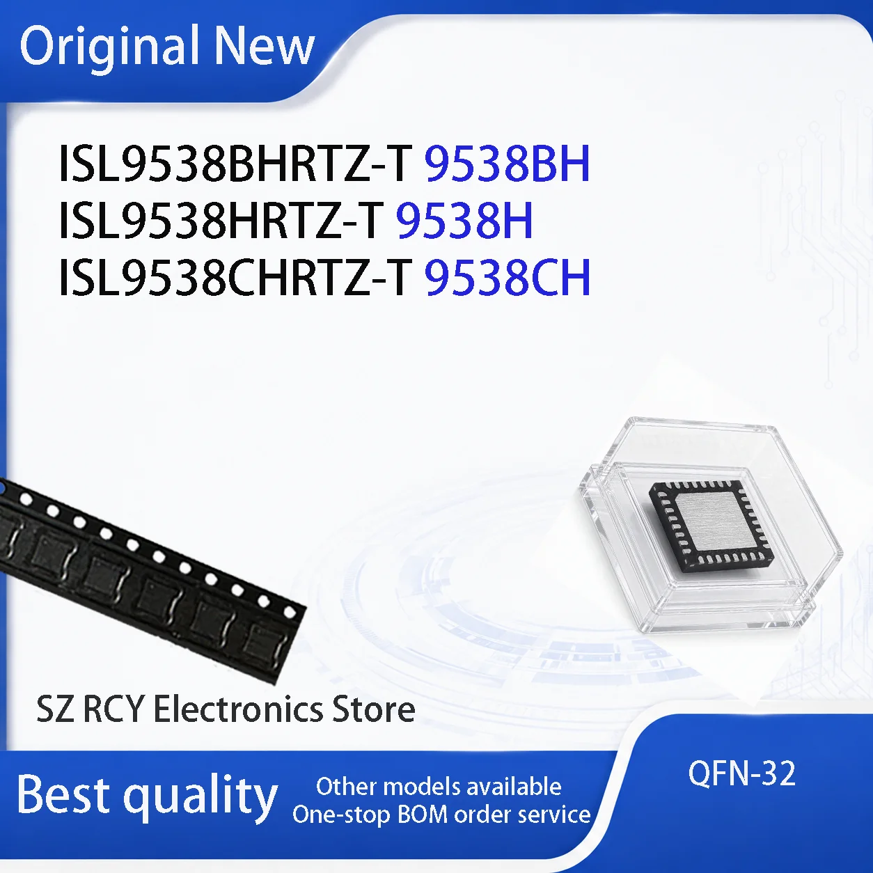 2-5-10 PCS)NEW ISL9538H ISL9538BH ISL9538CH ISL9538BHRTZ-T ISL9538HRTZ-T ISL9538CHRTZ-T ISL9538BHRTZ 9538BH 9538H 9538CH IC Chip