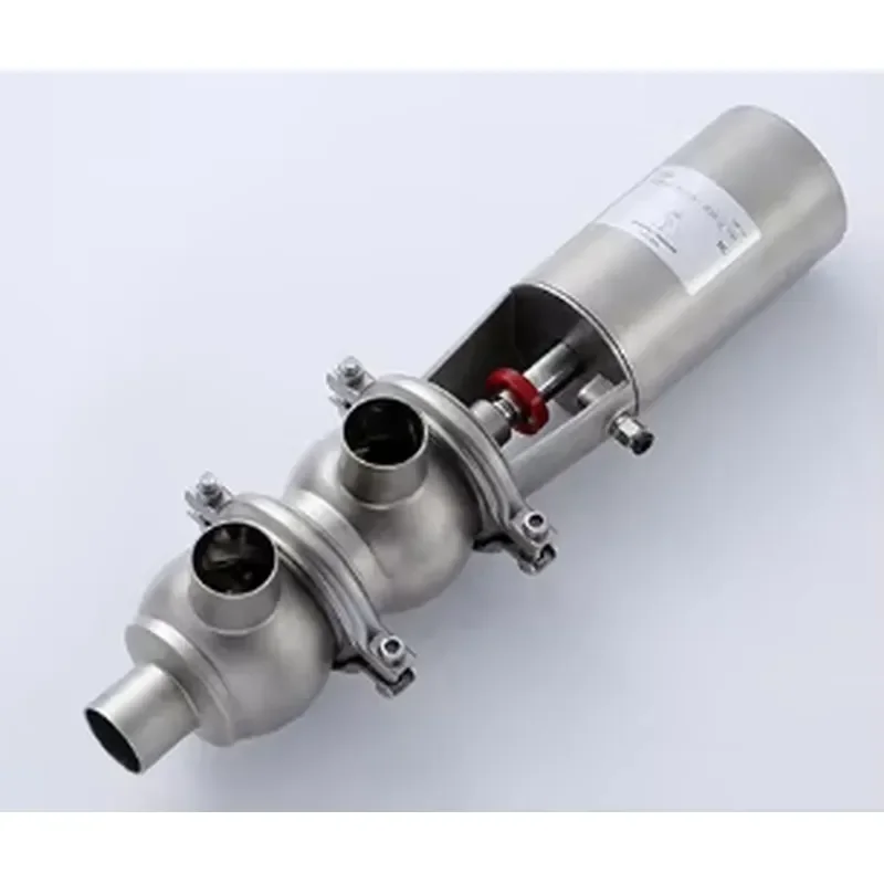 Food Grade High Performance Pneumatic Actuator Reversing Valve Stainless Steel Mix Proof CE Certified DN25-DN100 SANGTIANS