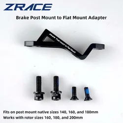 ZRACE Brake Adapter Mtb 140/160/180mm Post Mount To Flat Mount Brake Adapter +20mm Ultralight Tools for Bike Bicycle Accessories