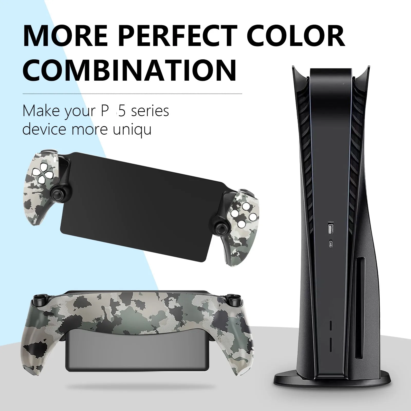 For PlayStation Portal Game Console Replacement Shell,Protective Case For PS5 Portal Game Console Cover Protection Accessory