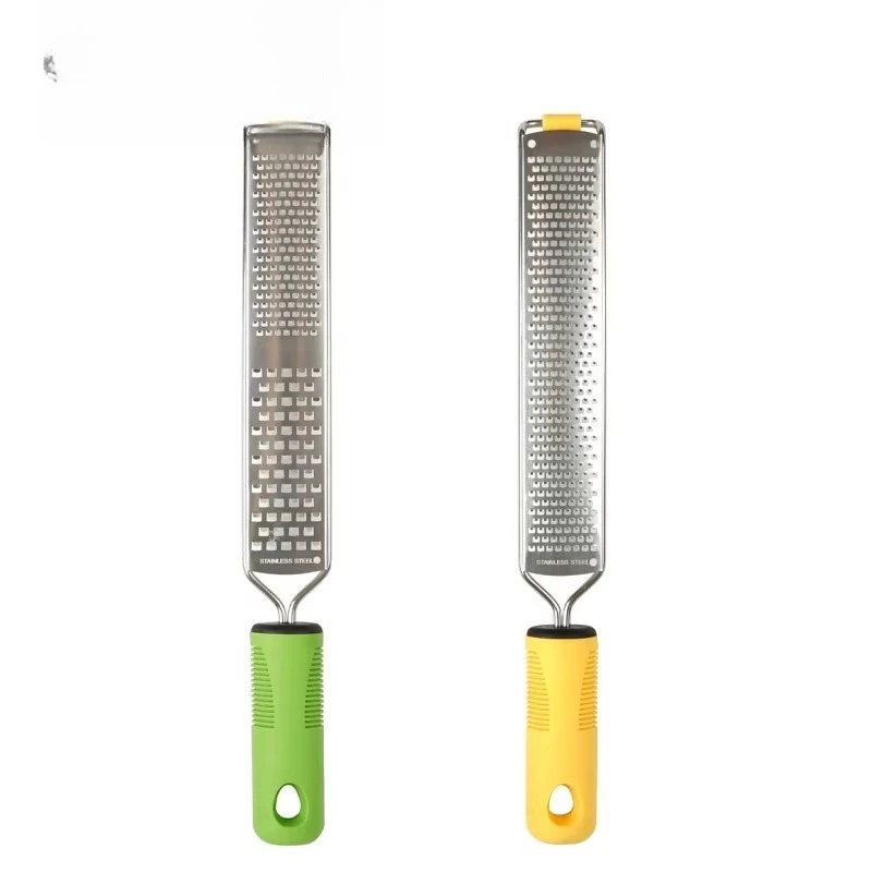 Stainless steel cheese grater with TPR soft handle the best cheese slicer in the kitchen