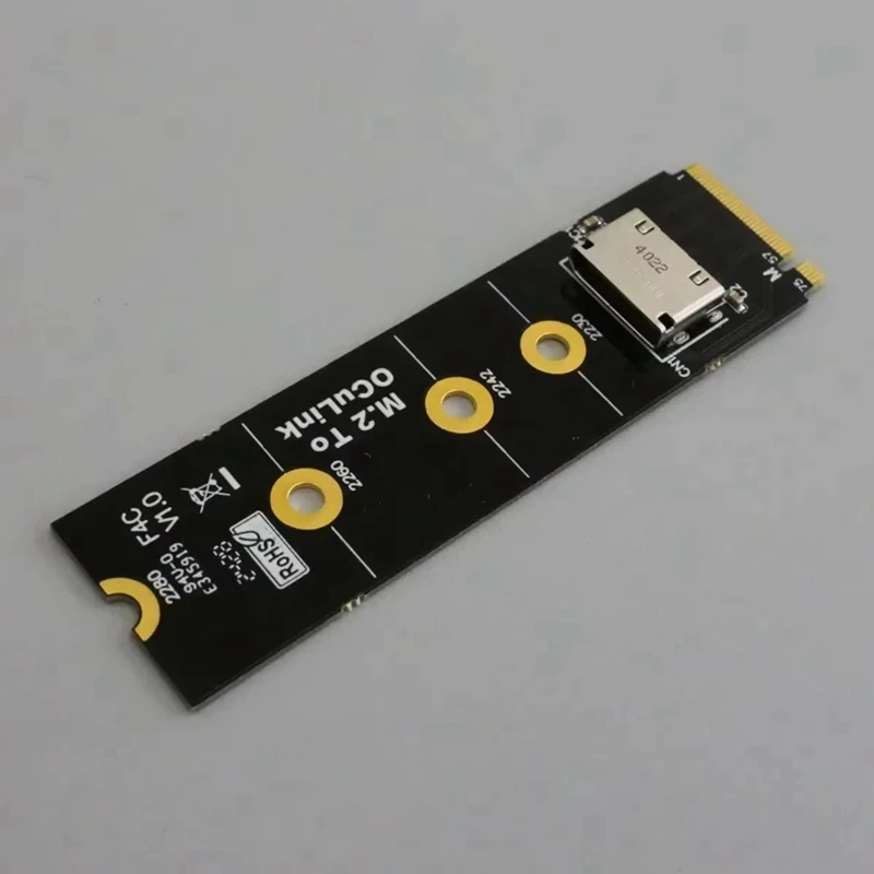 F4C M.2 Nvme Pcie 4.0 To Oculink SFF-8612 Adapter For 2.5 Inch NVME U.2(SFF 8639)SSD PCI-E NGFF Adapter Card