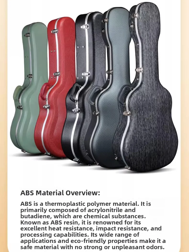 حقيبة جيتار من Aotier لجيتار فولك مقاس 40 بوصة و4 بوصة و42 بوصة، مقاومة للصدمات والسقوط، حقيبة جلدية معتمدة للسفر الجوي #3