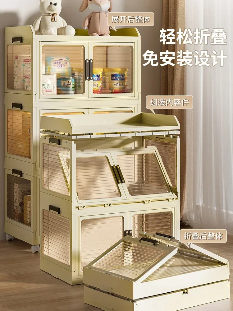 Storage cabinets storage cabinets household bedroom folding wardrobe living room snacks  cabinets clothes  cabinet